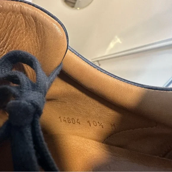 Magnanni 14804 Pueblo Leather Perforated Sneaker in Navy Blue - Picture 12 of 12